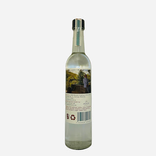 Agua del Sol Tobala mezcal 500 ml Reyna Rodriguez back