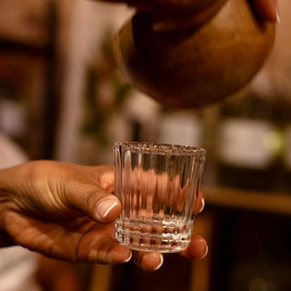 Mezcal glass salud cheers m