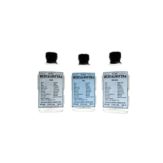 Mezcalosfera Espadin Tobala Madrecuishe mezcal set 200 ml