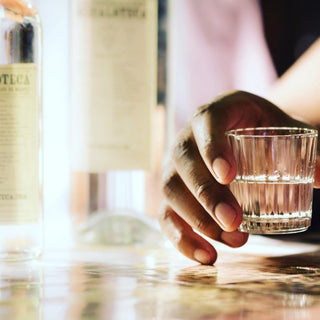 Tasting mezcal veladora Mezcalosteca Mezcalosfera Denmark