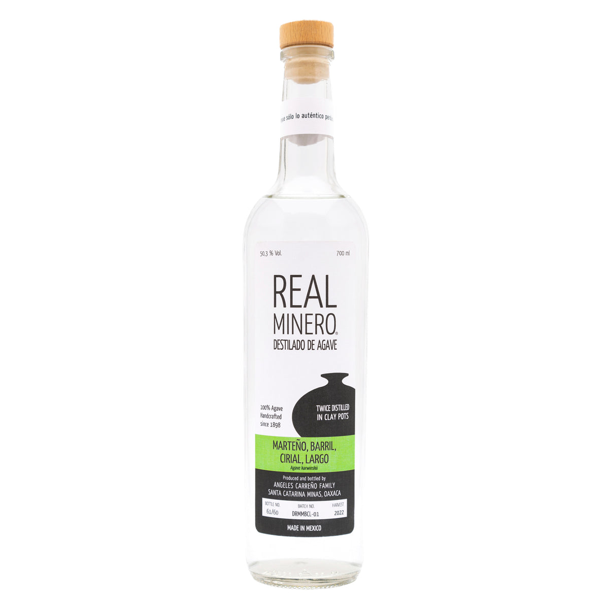 REAL MINERO | Marteño - Baril - Cirial - Largo | 700ml -> Agave by Montiel